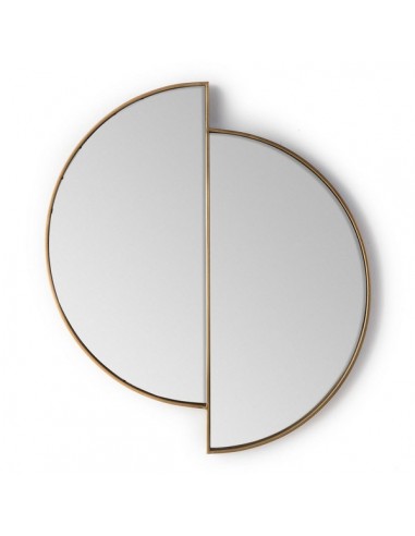 MIROIR DEMI-LUNE - 80 x 73 cm