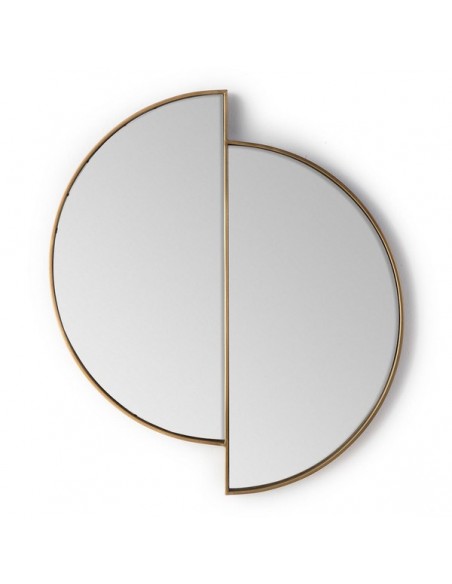 MIROIR DEMI-LUNE - 80 x 73 cm