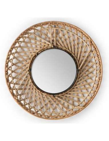 MIROIR OSIER NATUREL OU BLANC - 50 CM