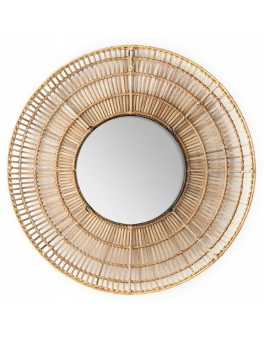 MIROIR OSIER NATUREL / NOIR / BLANC - 90 CM