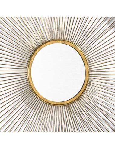 MIROIR BOUCLIER D'OR - 90 CM