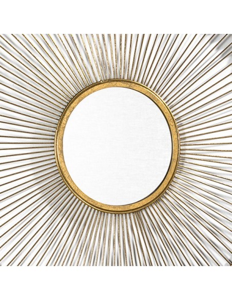 MIROIR BOUCLIER D'OR - 90 CM