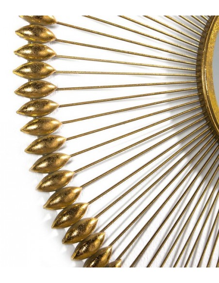 MIROIR BOUCLIER D'OR - 90 CM