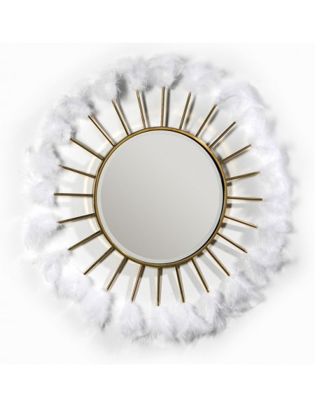 MIROIR NUAGE BLANC - 103 CM