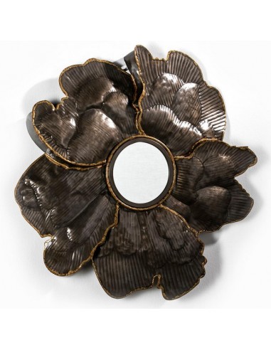 MIROIR BROWN FLOWER- 78 X 77 CM