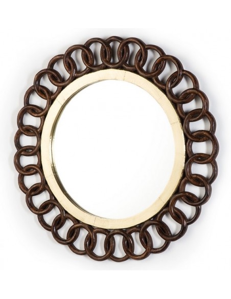 MIROIR ANNEAUX - 91 CM