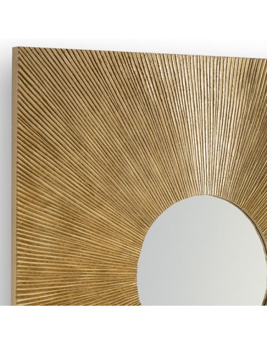 MIROIR GOLD - 80 X 80 CM