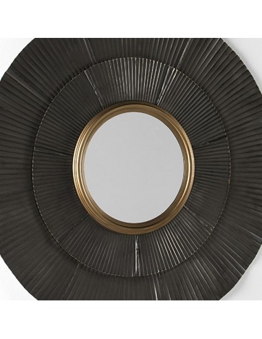 MIROIR FLEUR ABSTRAITE - 105 CM