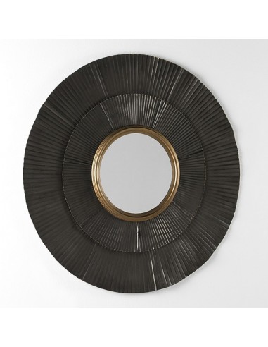 MIROIR FLEUR ABSTRAITE - 105 CM