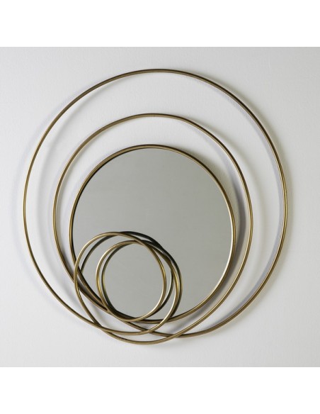 MIROIR GOLD CIRCLE - 80 CM
