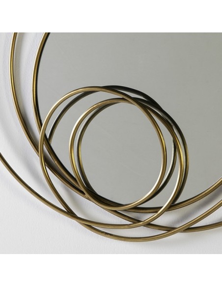 MIROIR GOLD CIRCLE - 80 CM