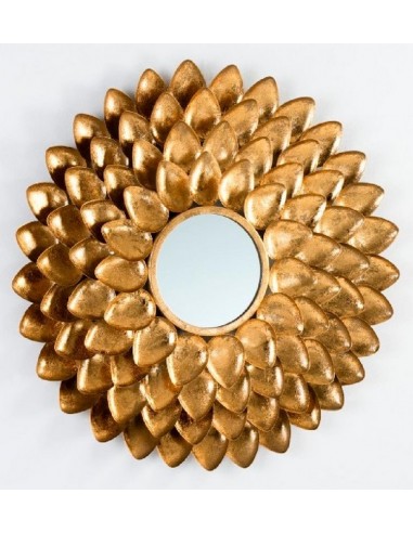 MIROIR GOLDEN FLOWER - 73 CM