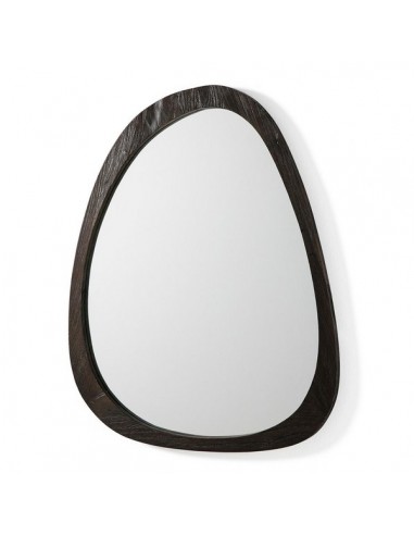 MIROIR BOIS D'ORME BRUN - 81 X 62 CM