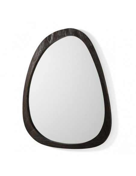 MIROIR BOIS D'ORME BRUN - 81 X 62 CM