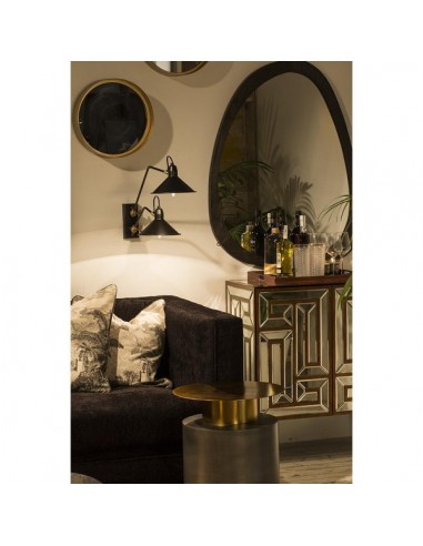 MIROIR BOIS D'ORME BRUN - 81 X 62 CM