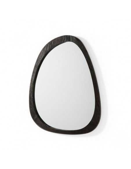 MIROIR BOIS D'ORME BRUN - 81 X 62 CM