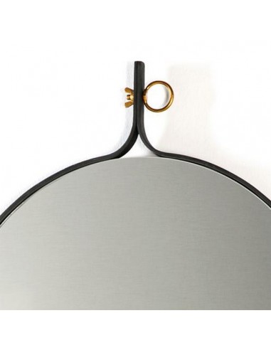 MIROIR BOUCLE D'OR - 75 X 61 CM