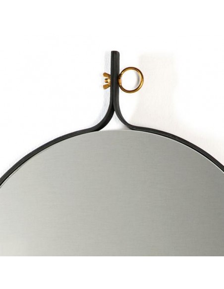 MIROIR BOUCLE D'OR - 75 X 61 CM
