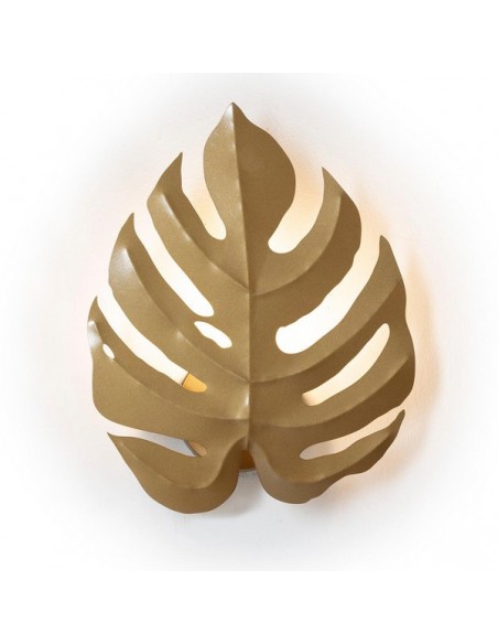 APPLIQUE FEUILLE MONSTERA - 35 X 27 CM