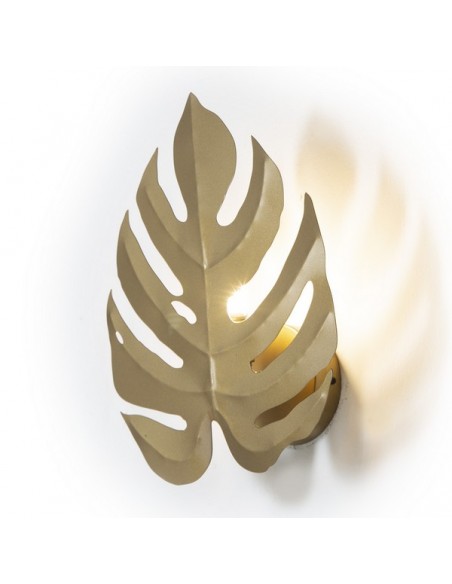 APPLIQUE FEUILLE MONSTERA - 35 X 27 CM