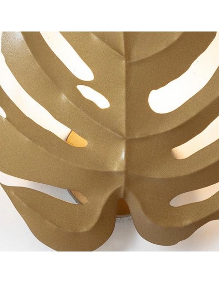 APPLIQUE FEUILLE MONSTERA - 35 X 27 CM