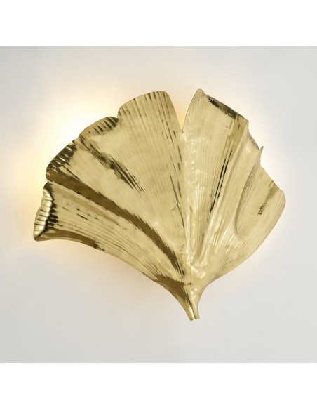 APPLIQUE FEUILLE D'OR - 60 X 46 CM