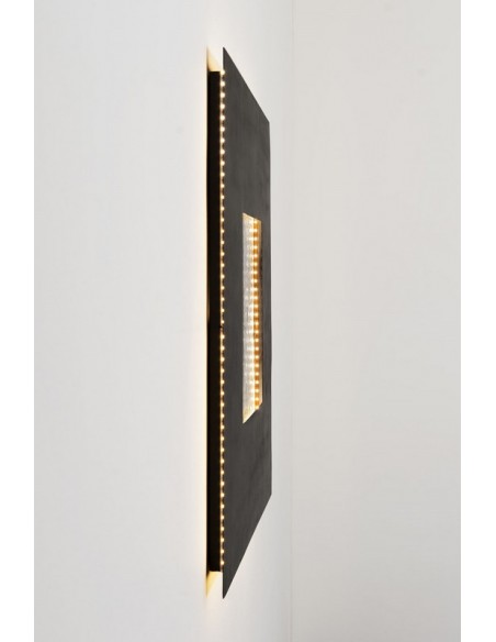 APPLIQUE SILVER SQUARE ECLIPSE - 80 CM