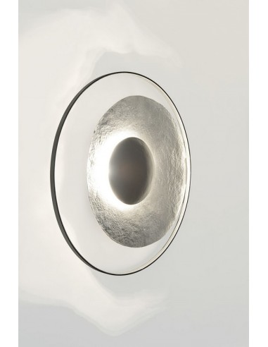 APPLIQUE ELLIPSE ARGENT - 90 CM