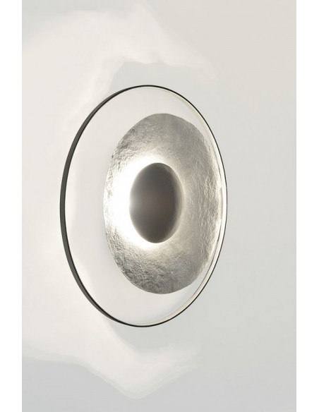 APPLIQUE ELLIPSE ARGENT - 90 CM