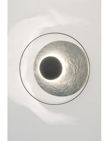 APPLIQUE ELLIPSE ARGENT - 90 CM