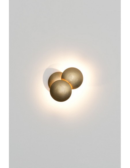 APPLIQUE GOLD BUTTON