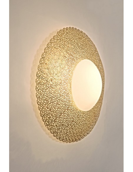 APPLIQUE COROLLE DORÉE - 90 CM