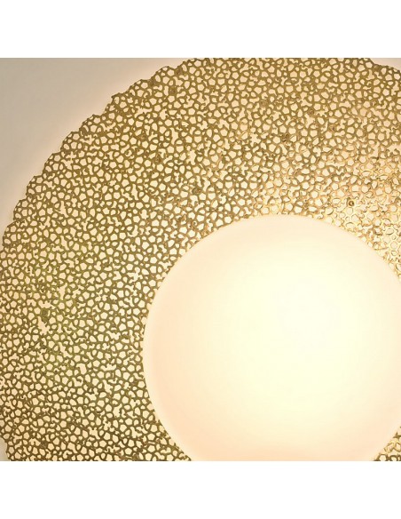 APPLIQUE COROLLE DORÉE - 90 CM