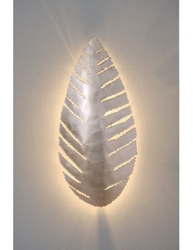 APPLIQUE FOGLIA GRIGIA - 72 CM