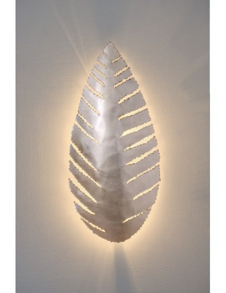 APPLIQUE FOGLIA GRIGIA - 72 CM