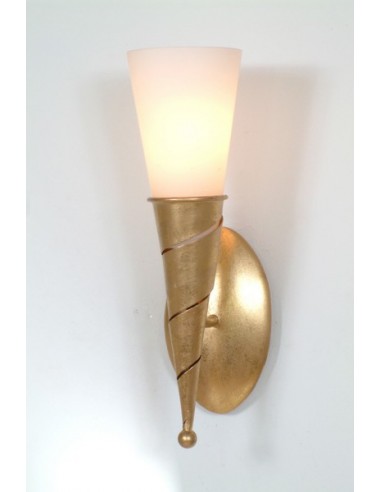APPLIQUE TORCHE D'OR - 30 CM