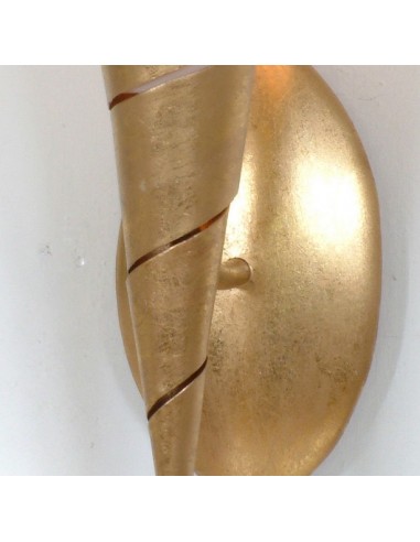 APPLIQUE TORCHE D'OR - 30 CM