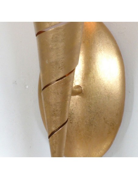 APPLIQUE TORCHE D'OR - 30 CM