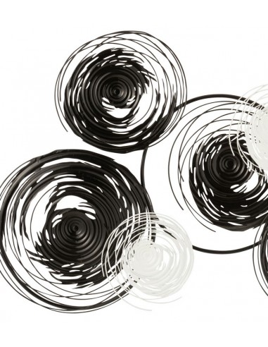 DECORATION MURALE - SPIRALE BLACK'N WHITE
