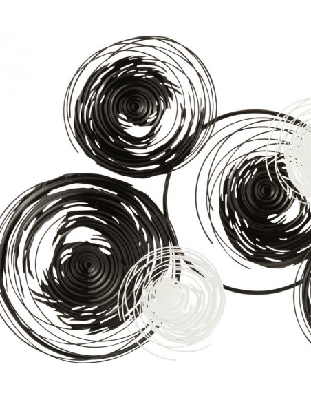 DECORATION MURALE - SPIRALE BLACK'N WHITE