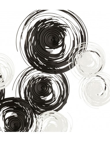 DECORATION MURALE - SPIRALE BLACK'N WHITE