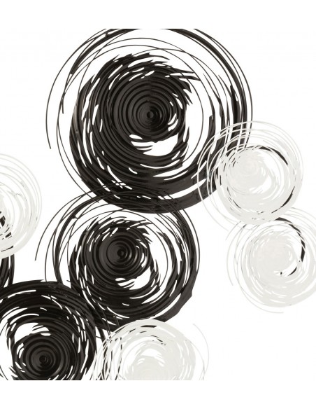 DECORATION MURALE - SPIRALE BLACK'N WHITE
