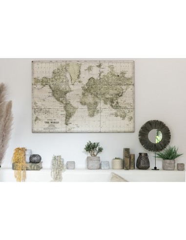 DECORATION MURALE - PLANISPHERE ANCIEN -...