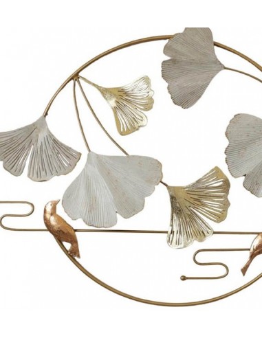 Décoration murale - Ginkgo et moineaux
