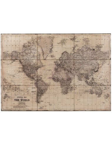 DECORATION MURALE - PLANISPHERE ANCIEN -...