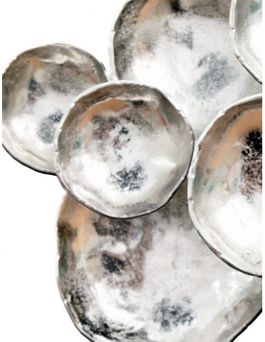 Décoration murale - Demi-sphère aluminium