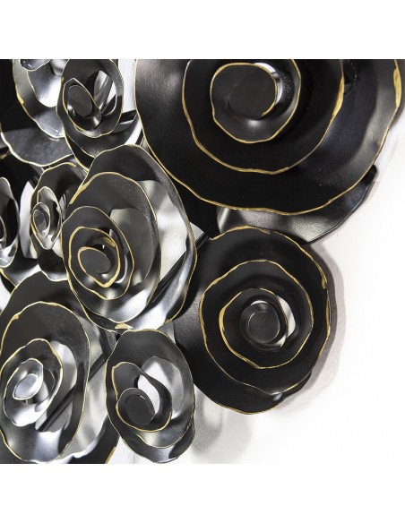Décoration murale - Roses noires