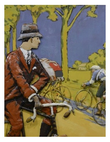 Tableau métal - Automoto 1899 relief