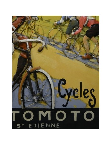 Tableau métal - Automoto 1899 relief
