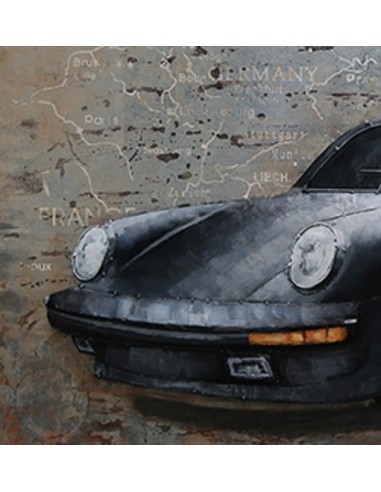 Tableau métal - Porsche 911 modèle G relief